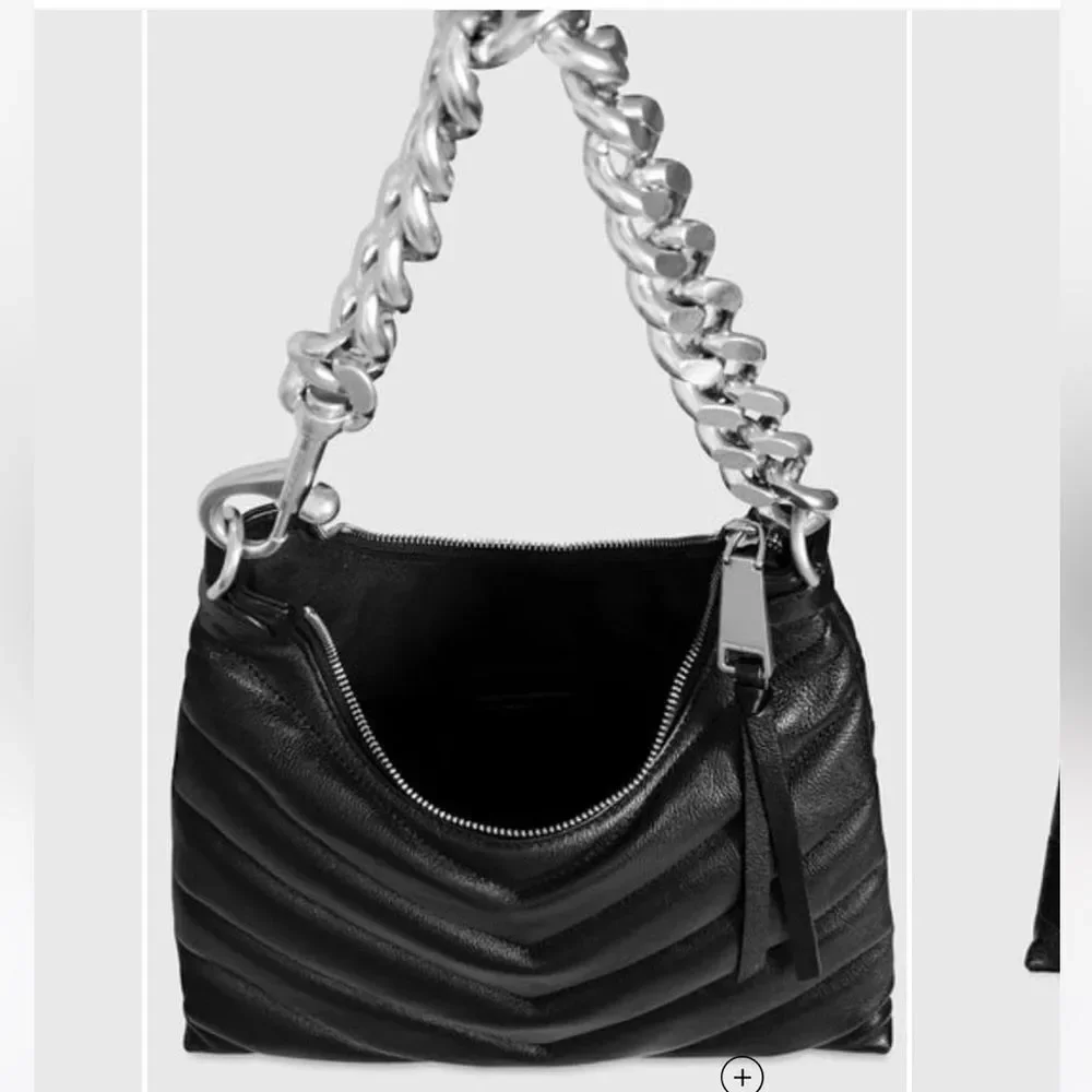 REBECCA MINKOFF EDIE MAXI HOBO BLACK NWT in‎ packaging